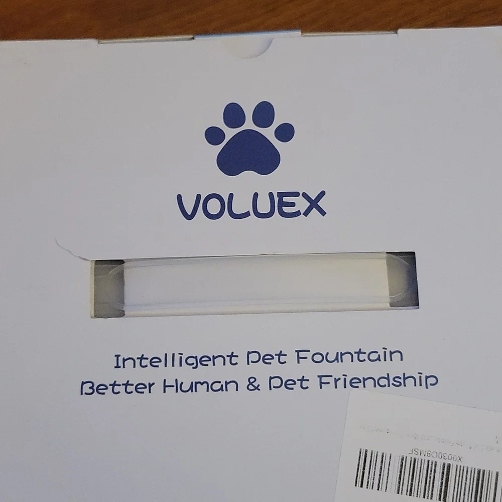 Voluex Intelligent Pet Fountain Electric Pump Filter Silent 2.3L New…
